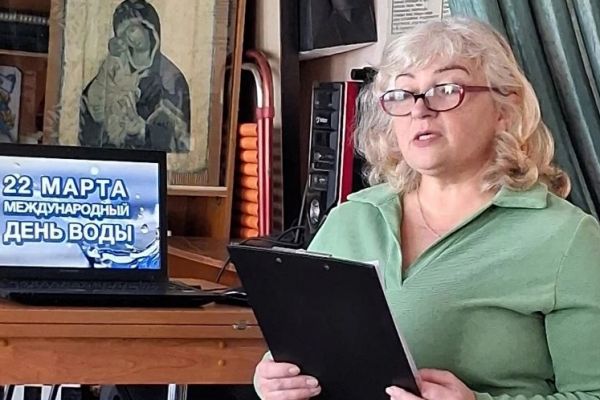 Мероприятие, посвящённое Всемирному дню воды и Всемирному дню поэзии в Мариинской МО ВОС.