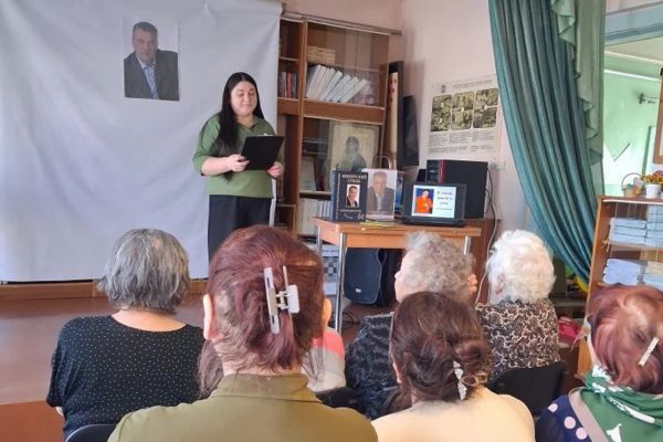 В Мариинской МО ВОС провели час информации, посвящённый В.В. Жириновскому.