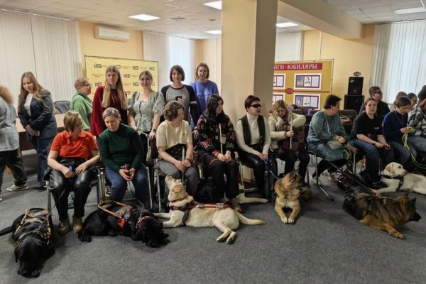 Краевой открытый конкурс владельцев собак-проводников в г. Красноярск.