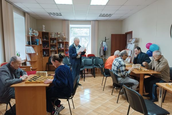 турнир по русским шашкам (спорт слепых) 